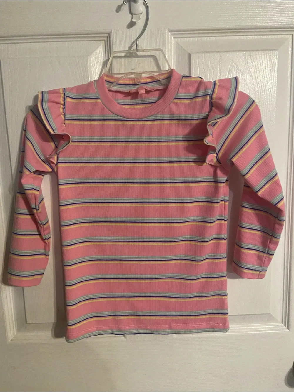 EUC BISBY Girls Half Sleeve Colorful Top Size 10! Great for BTS! Get Prepared!